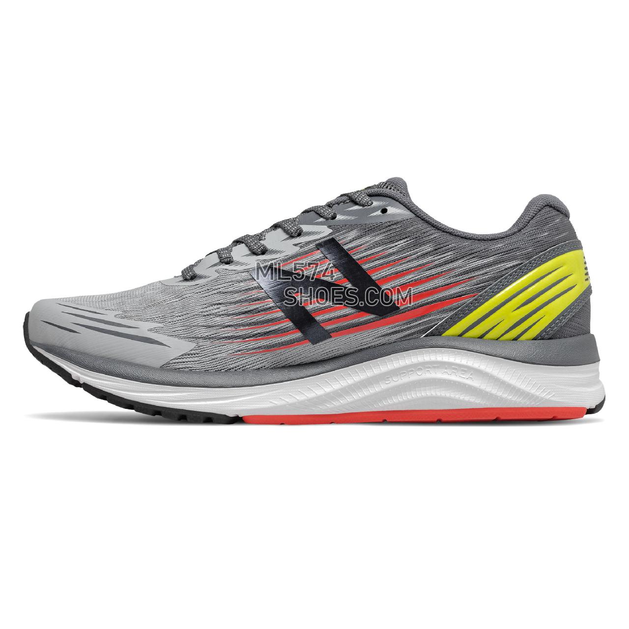 New Balance Synact - Men's Competition Running - Rain Cloud with Magnet and Black - MSYNCC1