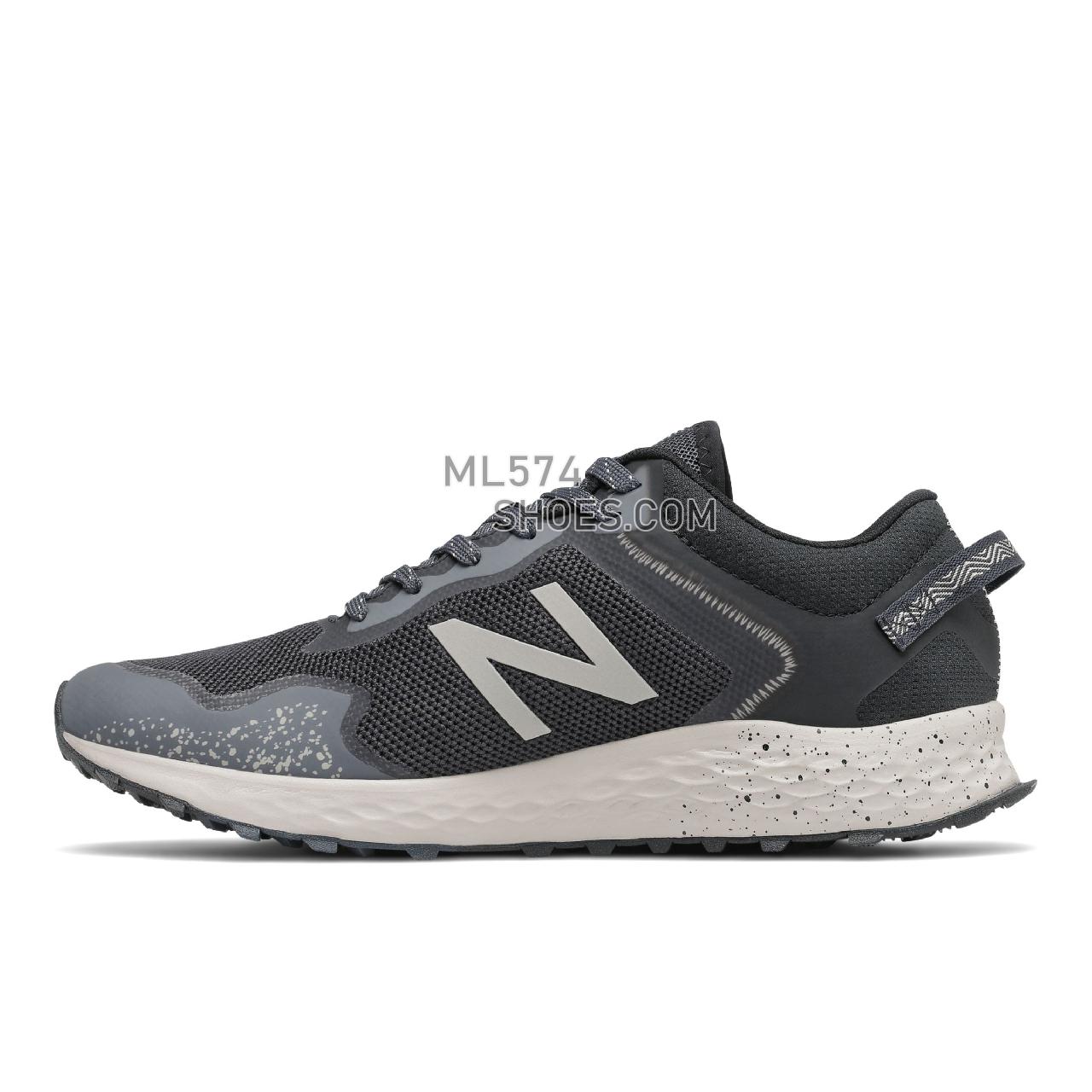 New Balance FreshFoam Arishi Trail - Men's Trail Running - Outer Space with Black and Timberwolf - MTARISCK