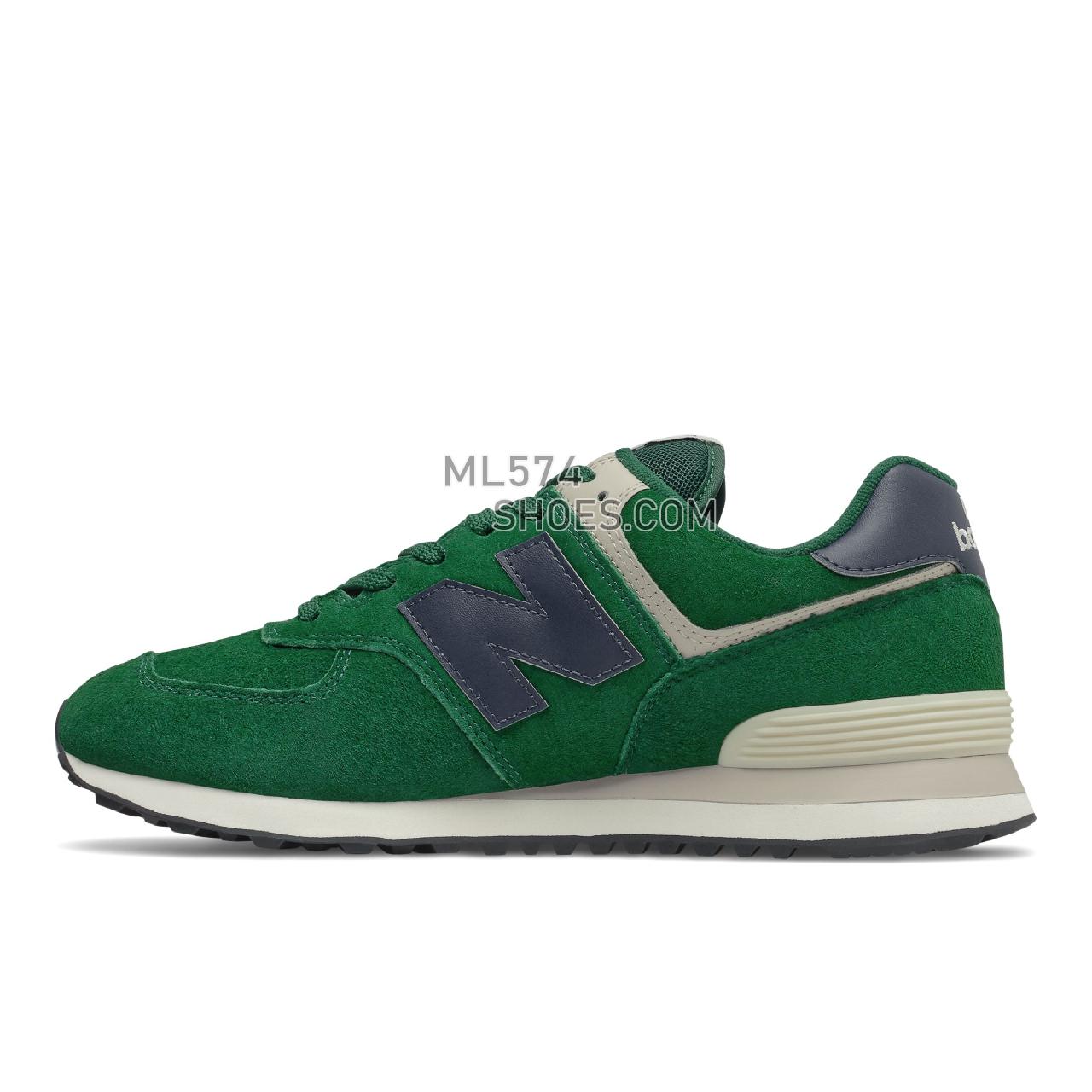 New Balance 574v2 - Men's Sport Style Sneakers - Green with Navy - ML574PQ2
