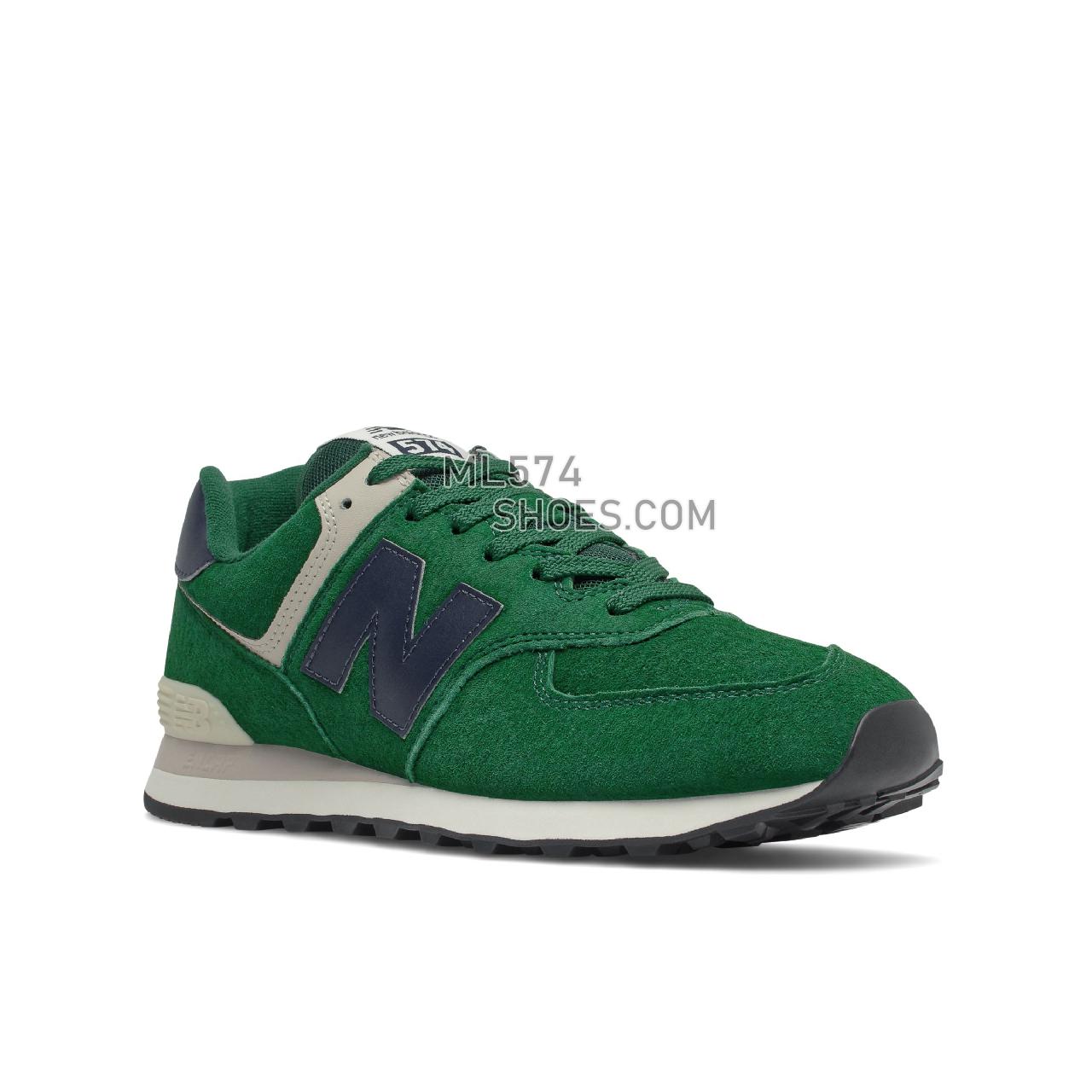 New Balance 574v2 - Men's Sport Style Sneakers - Green with Navy - ML574PQ2
