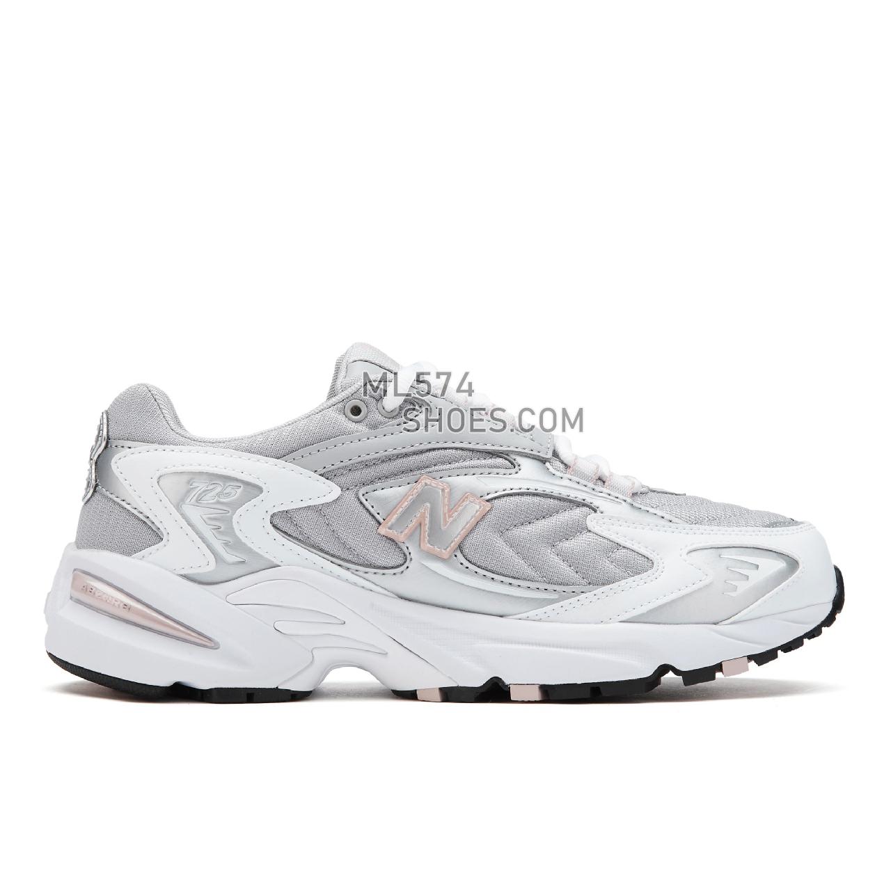 New Balance 725V1 - Unisex Men's Women's Sport Style Sneakers - Rain Cloud with Space Pink - ML725F