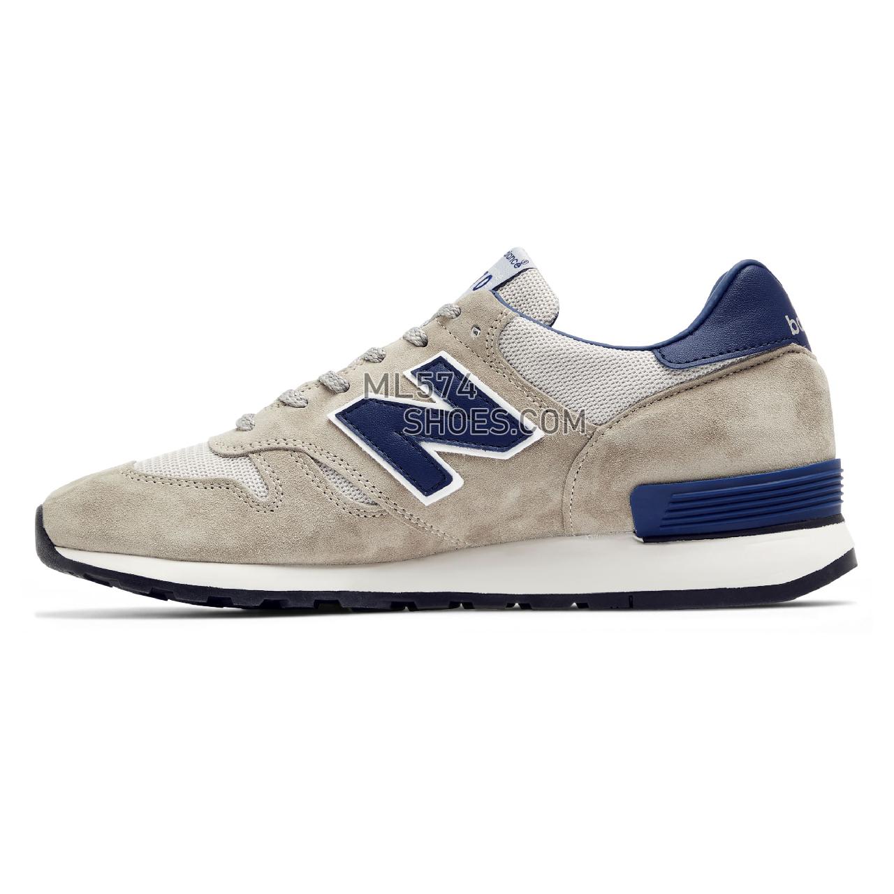 New Balance Made in UK 670 - Men's Made in USA And UK Sneakers - Grey with Navy - M670ORC