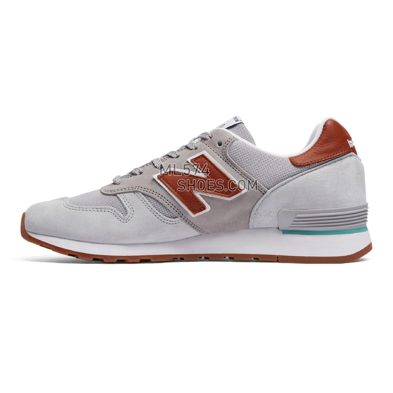 New Balance MADE in UK 670 - Men's Made in USA And UK Sneakers - Grey with Brown - M670GTW