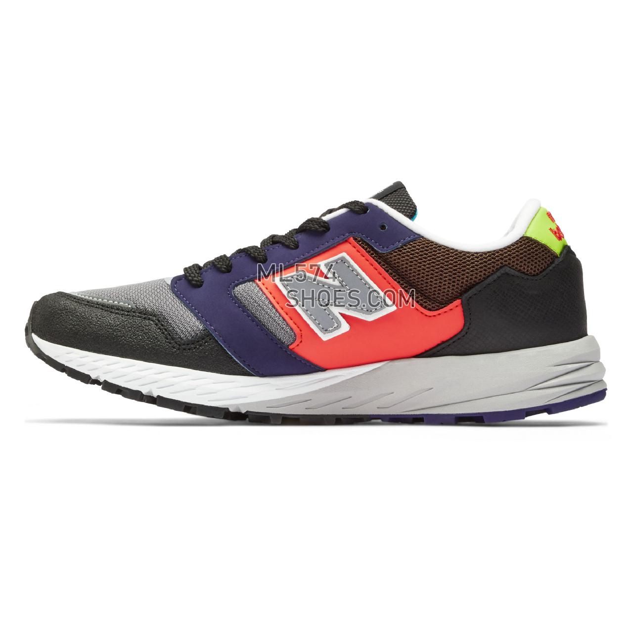 New Balance MADE in UK MTL575 - Men's Made in USA And UK Sneakers - Black with grey and blue - MTL575MM