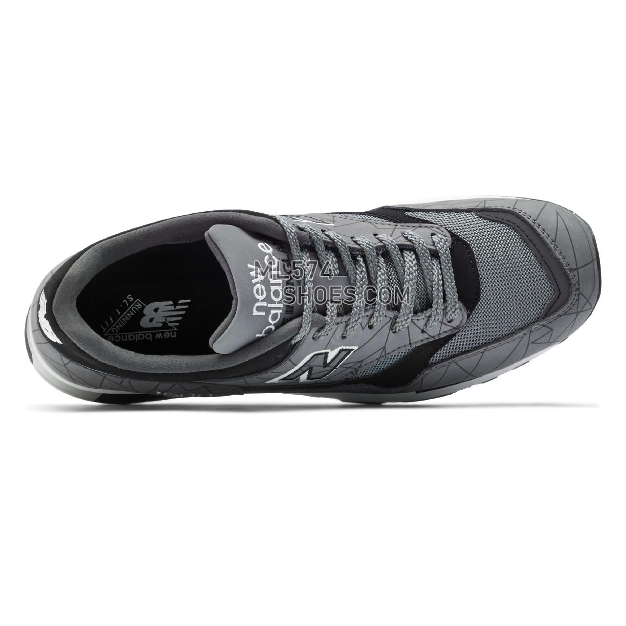 New Balance MADE in UK 1500 - Men's Made in USA And UK Sneakers - Black with White and Silver - M1500PNU