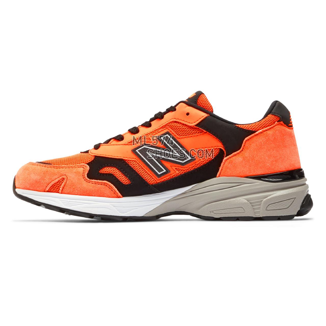 New Balance Made in UK 920 - Men's Made in USA And UK Sneakers - Orange with Black and White - M920NEO