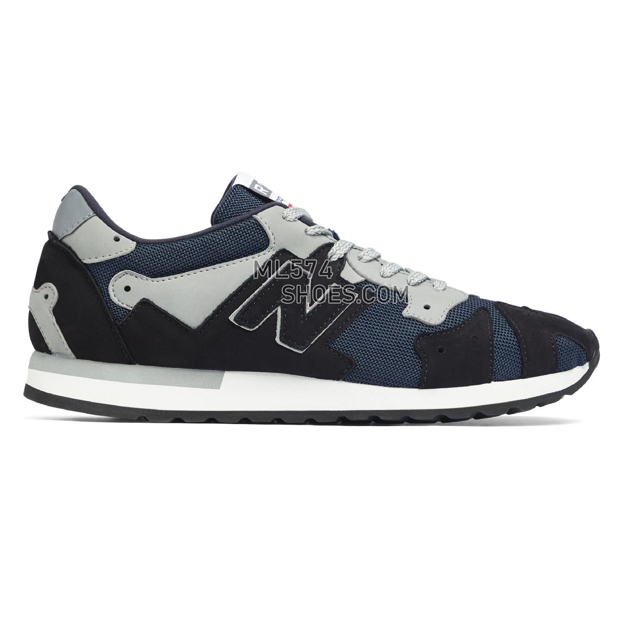 New Balance MADE in UK R770 - Unisex Men's Women's Made in USA And UK Sneakers - Navy with Grey and White - R770NNG