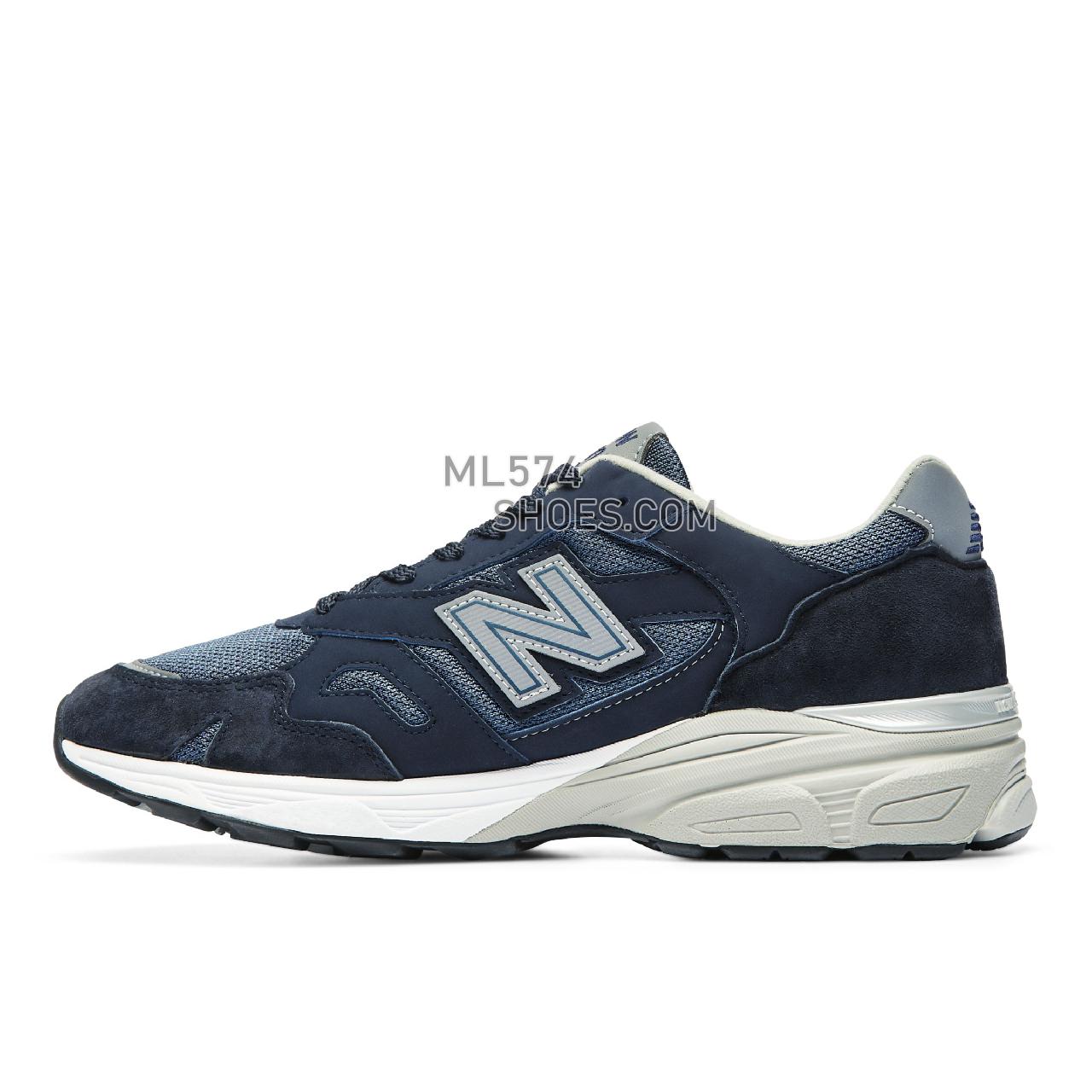 New Balance Made in UK 920 - Men's Made in USA And UK Sneakers - Navy with Grey and White - M920CNV