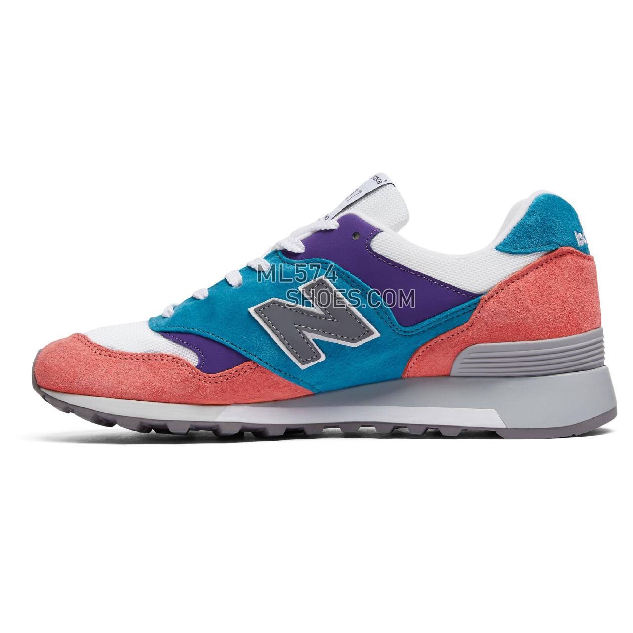 New Balance MADE in UK 577 - Men's Made in USA And UK Sneakers - Pink with teal and purple - M577GPT