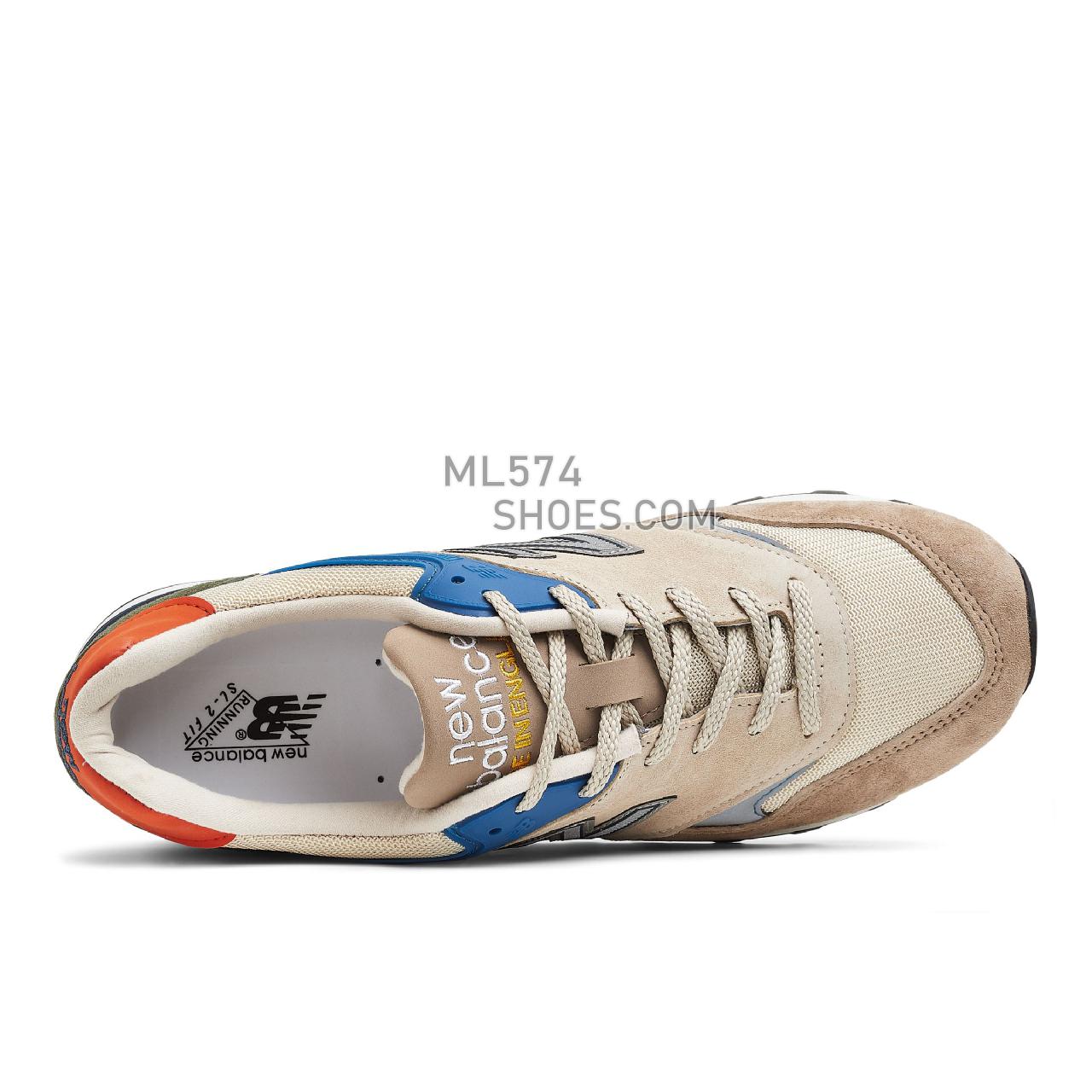 New Balance Made in UK 577 - Men's Made in USA And UK Sneakers - Sand with fungi and blue - M577UPG