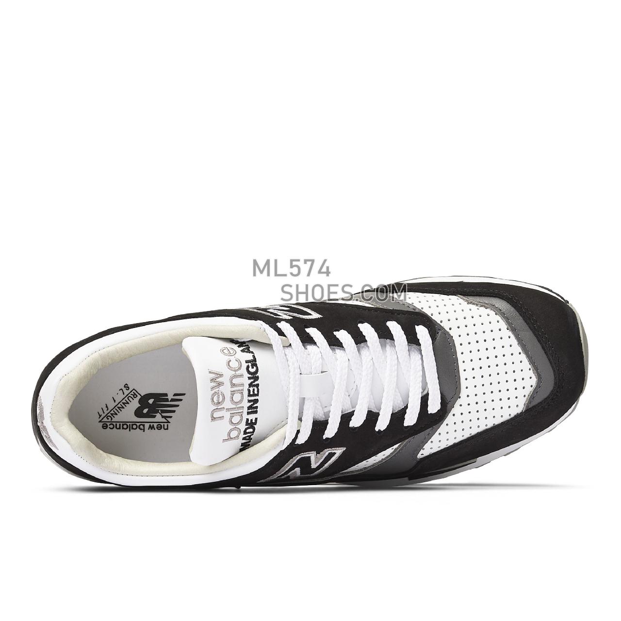 New Balance MADE in UK 1500 - Men's Made in USA And UK Sneakers - Black with White and Grey - M1500KGW