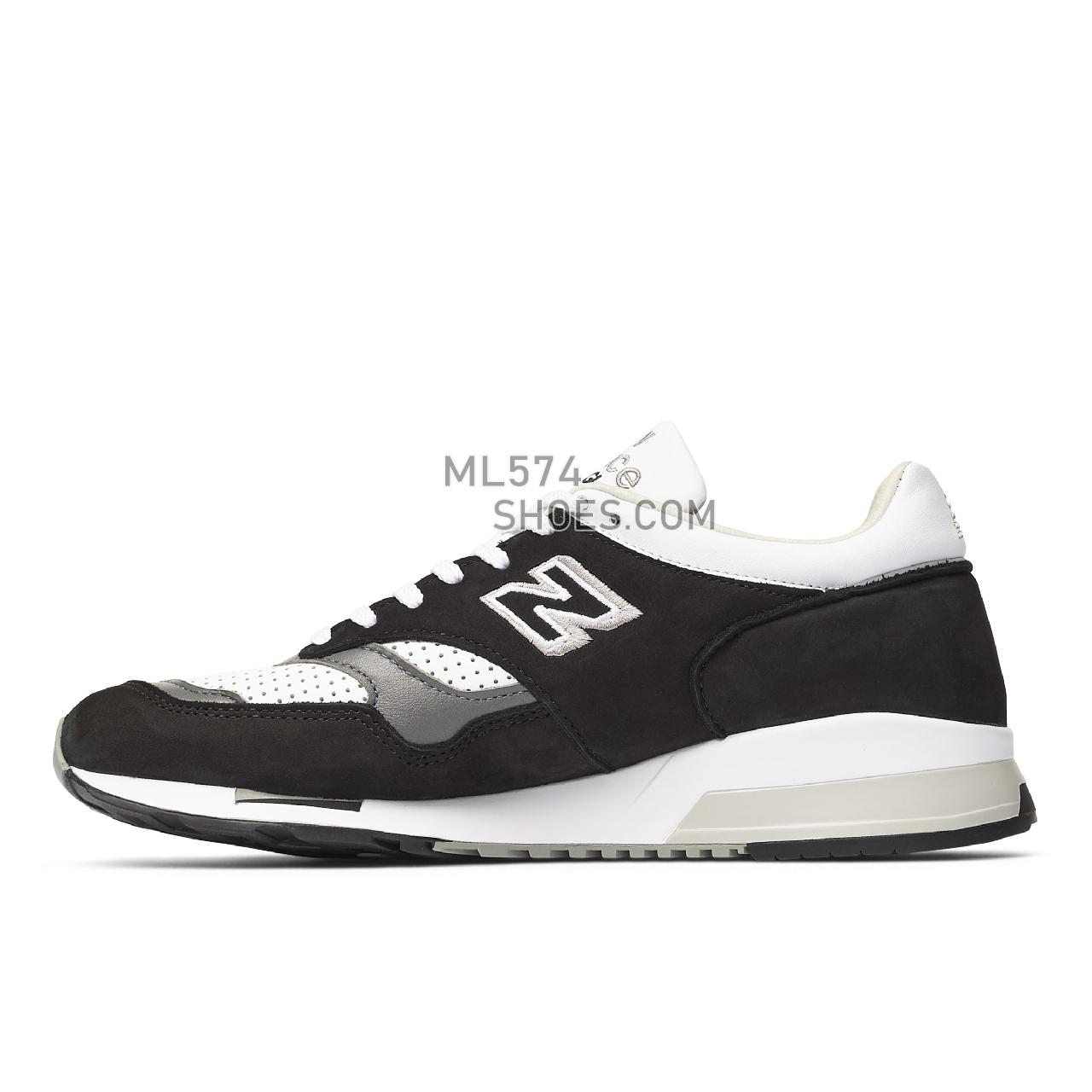 New Balance MADE in UK 1500 - Men's Made in USA And UK Sneakers - Black with White and Grey - M1500KGW