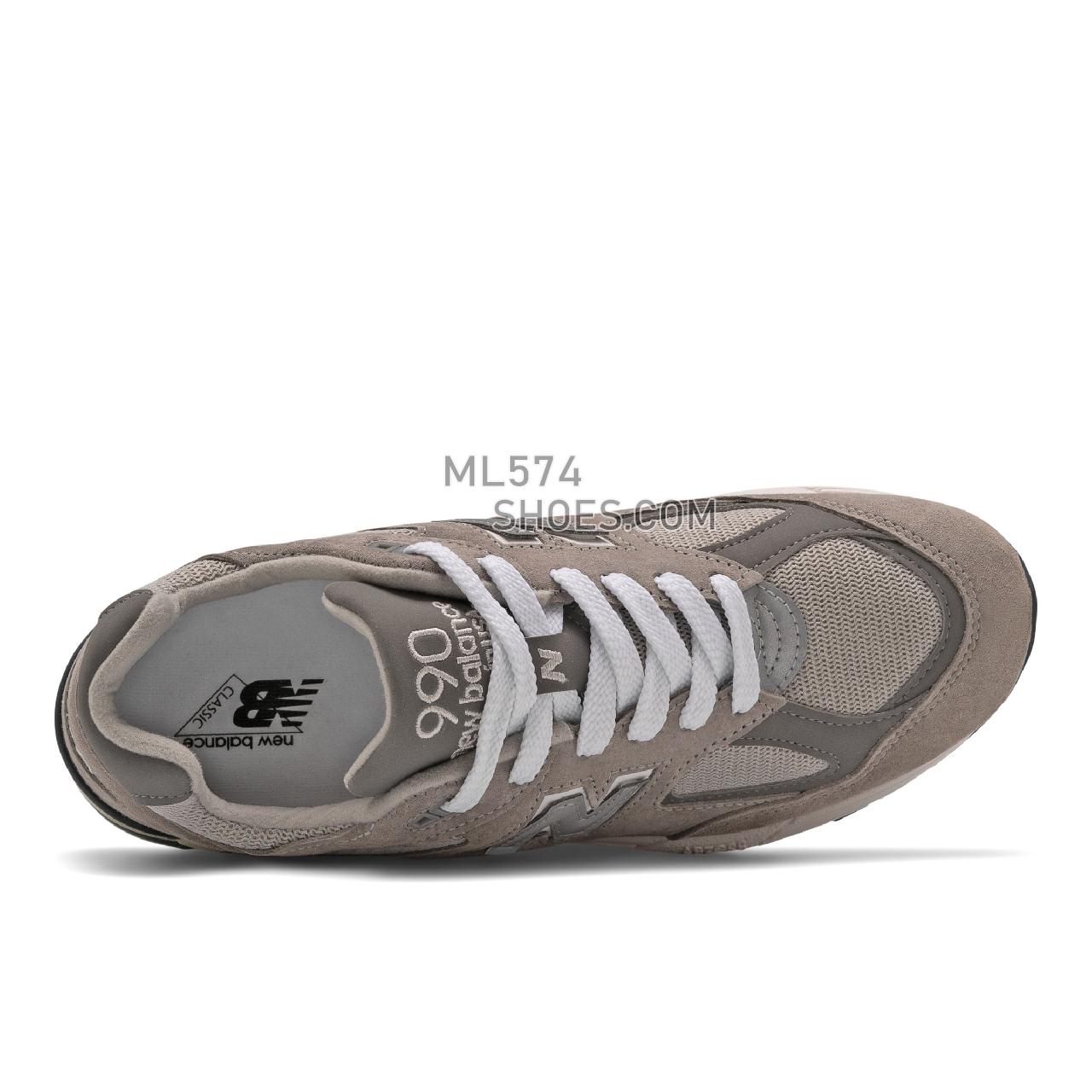 New Balance Made in USA 990v2 - Men's Made in USA And UK Sneakers - Grey with White - M990GY2