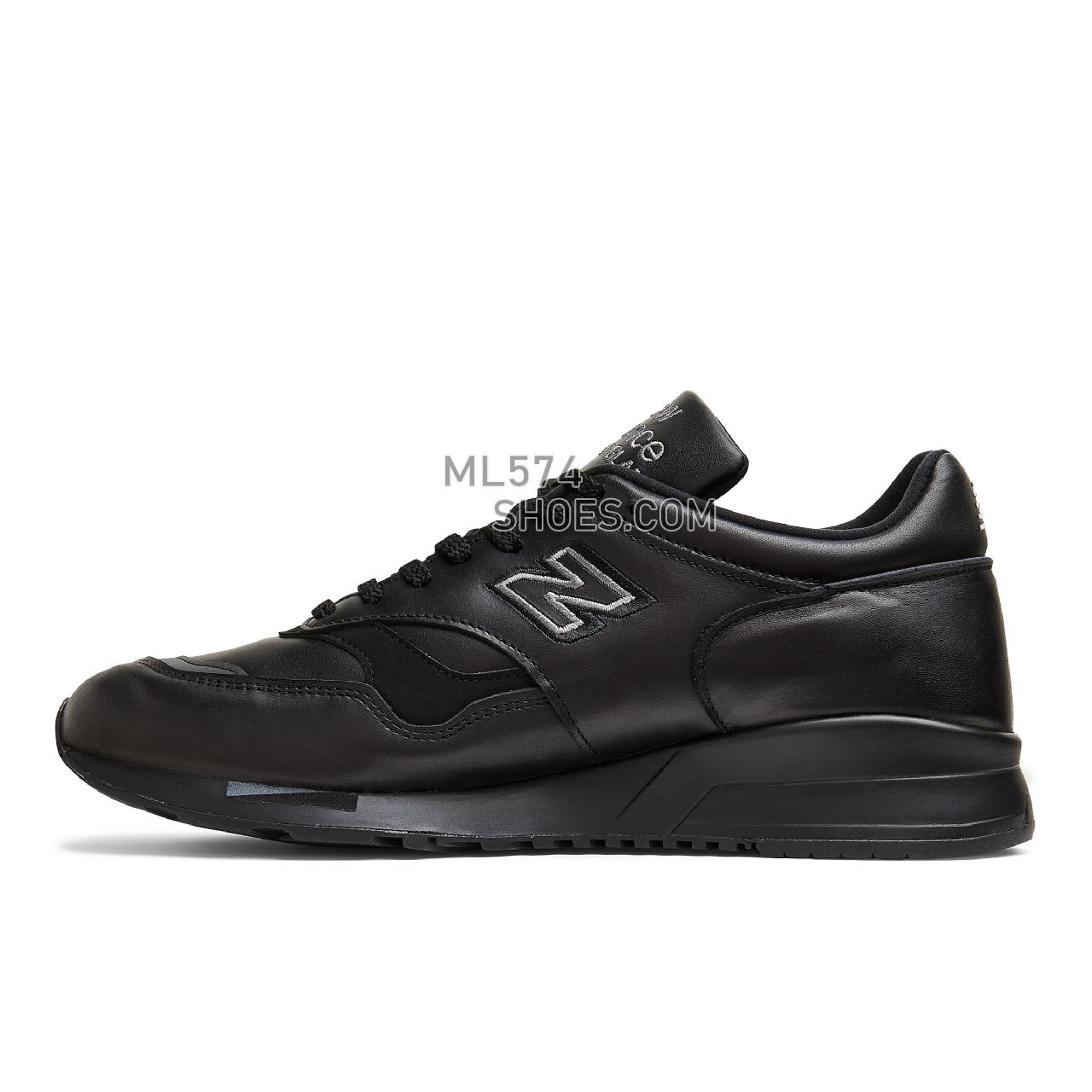 New Balance Made in UK 1500 - Men's Made in USA And UK Sneakers - Black with Dark Grey - M1500TK