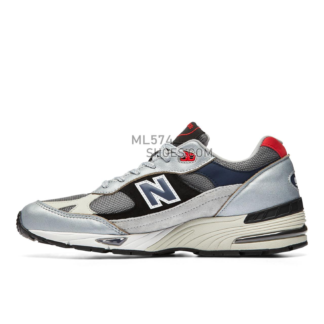 New Balance Made in UK 991 - Men's Made in USA And UK Sneakers - SILVER NAVY - M991SKR