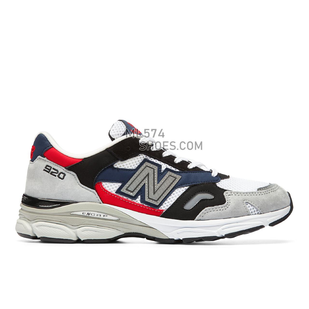 New Balance MADE in UK 920 - Men's Made in USA And UK Sneakers - Grey with black and white - M920GKR