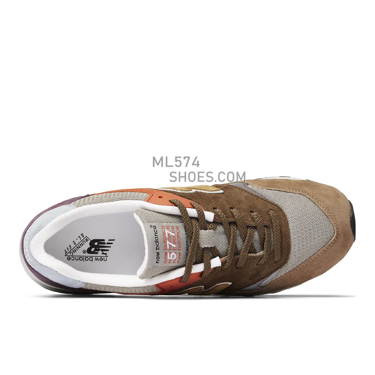 New Balance Made in UK 577 - Men's Made in USA And UK Sneakers - Sand with grey and salmon - M577DS