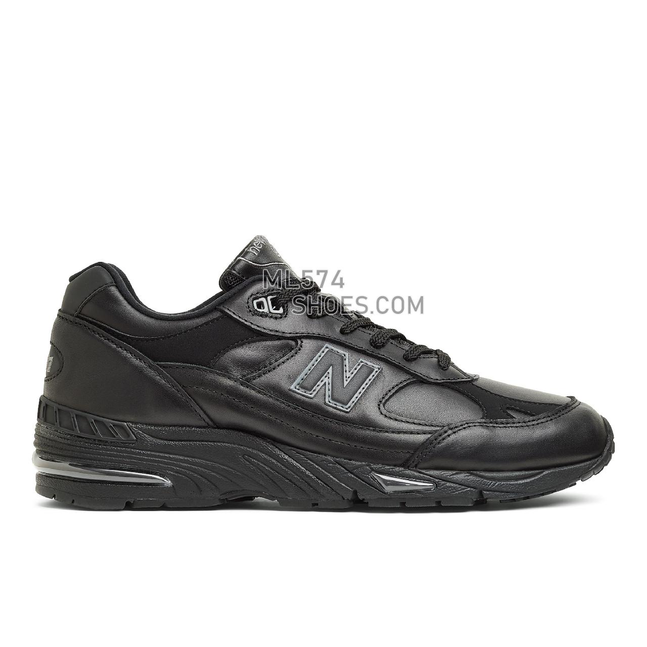 New Balance Made in UK 991 - Men's Made in USA And UK Sneakers - Black with Grey - M991TK