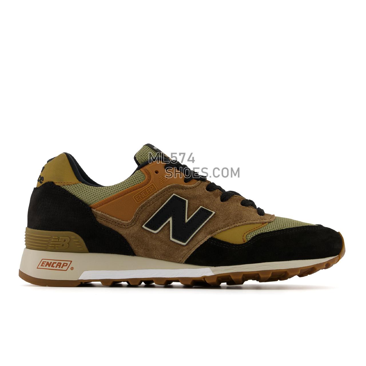 New Balance Made in UK 577 - Men's Made in USA And UK Sneakers - Ermine with Kelp and Glazed Ginger - M577COB