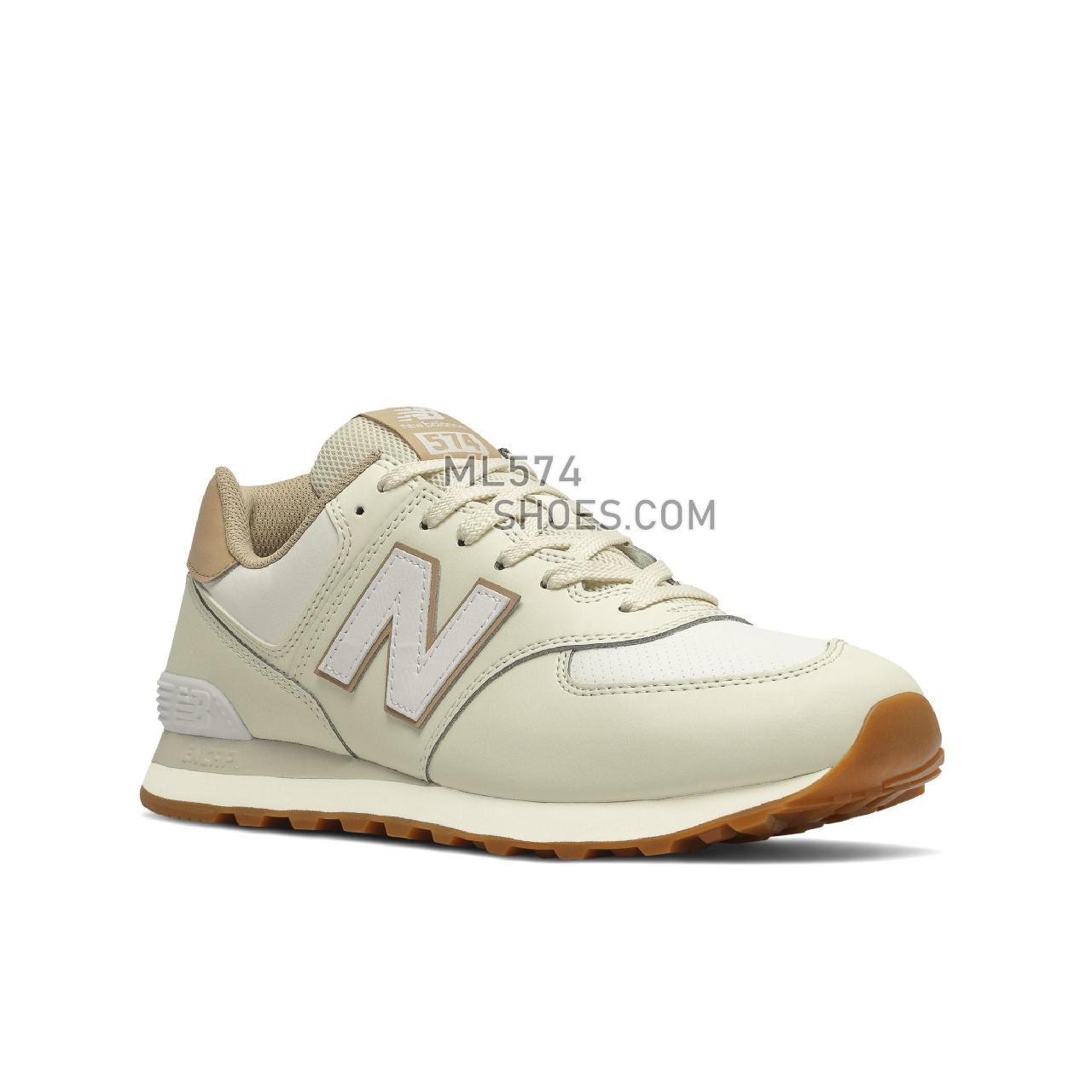 New Balance 574 - Unisex Men's Women's Classic Sneakers - Angora with White - U574VY2