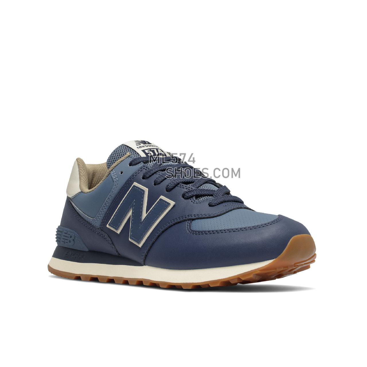 New Balance 574 - Unisex Men's Women's Classic Sneakers - Natural Indigo with Deep Porcelain Blue - U574VS2