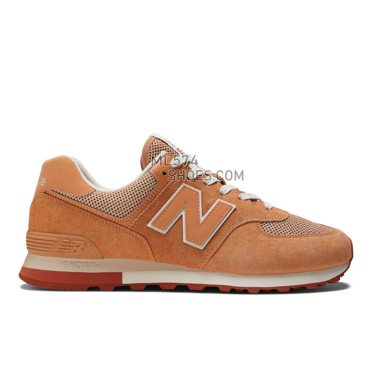 New Balance 574v2 - Men's Classic Sneakers - Caramel with Rust - ML574BT2