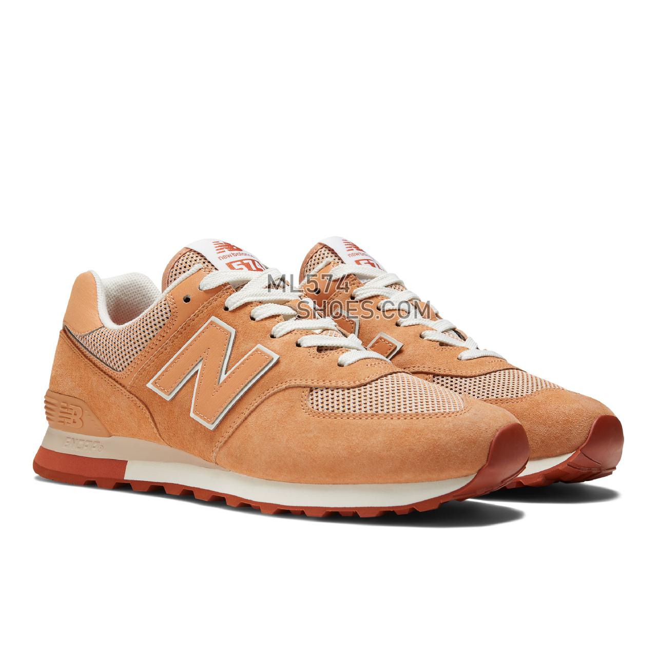 New Balance 574v2 - Men's Classic Sneakers - Caramel with Rust - ML574BT2