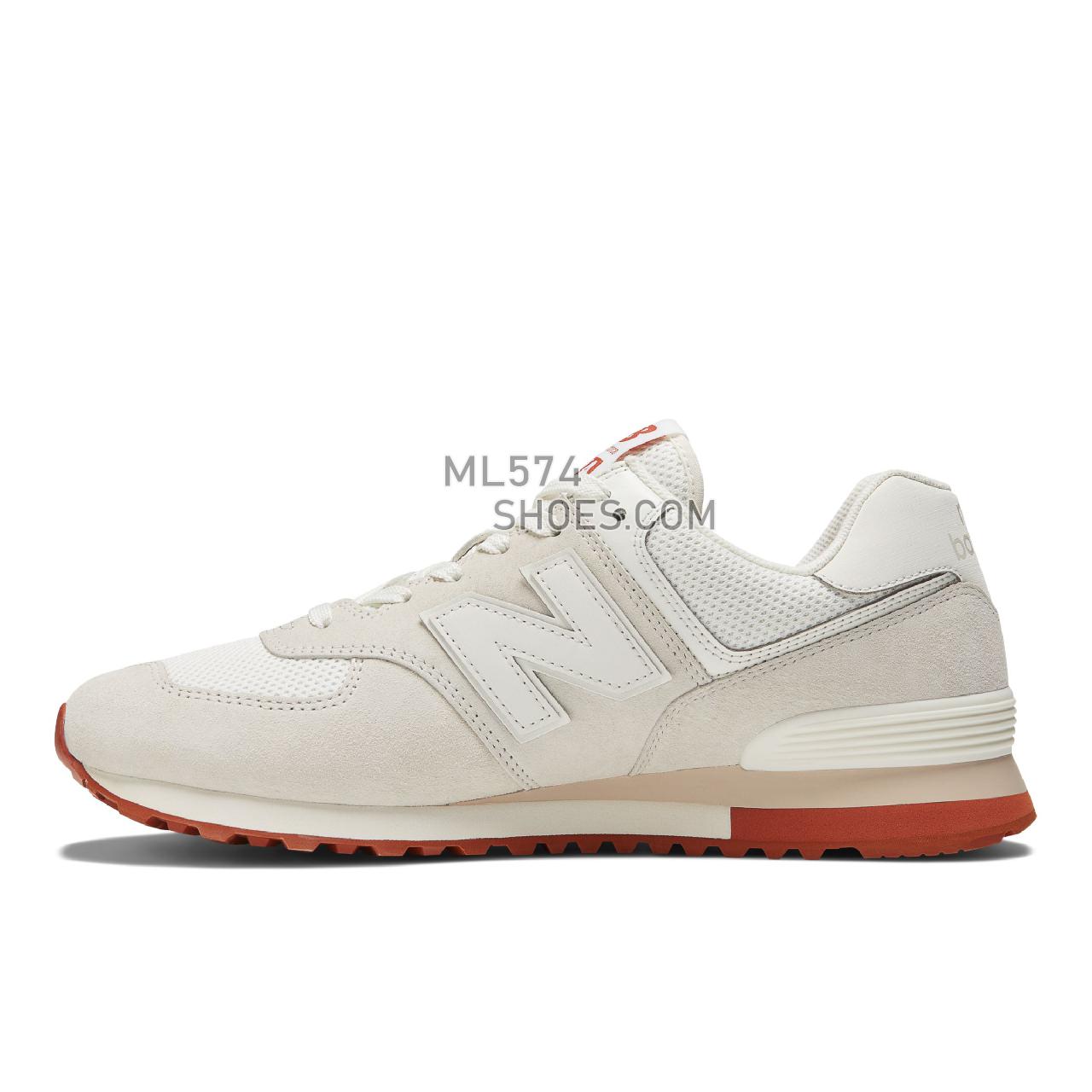 New Balance 574v2 - Men's Classic Sneakers - Sea Salt with Rust - ML574BS2