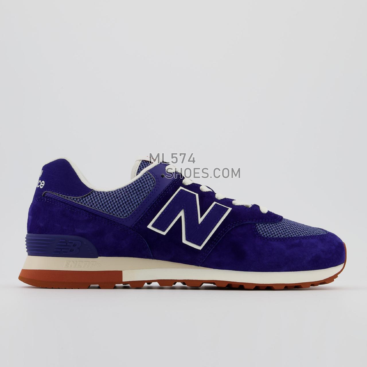 New Balance 574v2 - Men's Classic Sneakers - Victory Blue with Sea Salt - ML574BQ2