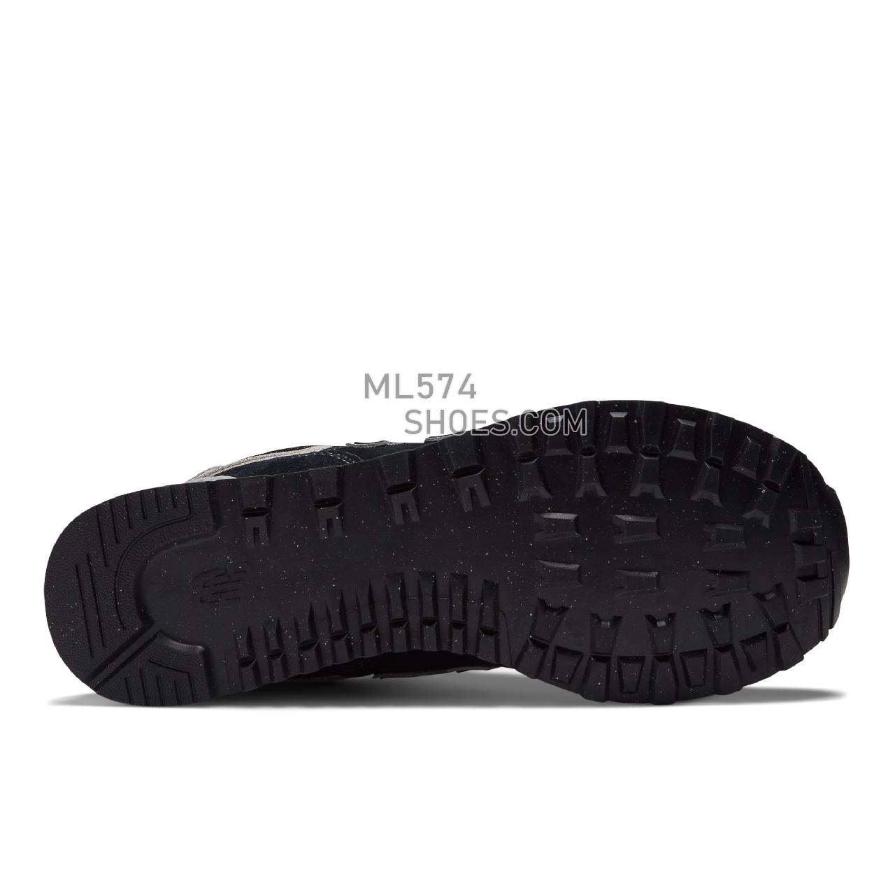 New Balance 574v3 - Men's Classic Sneakers - Black with White - ML574EVB