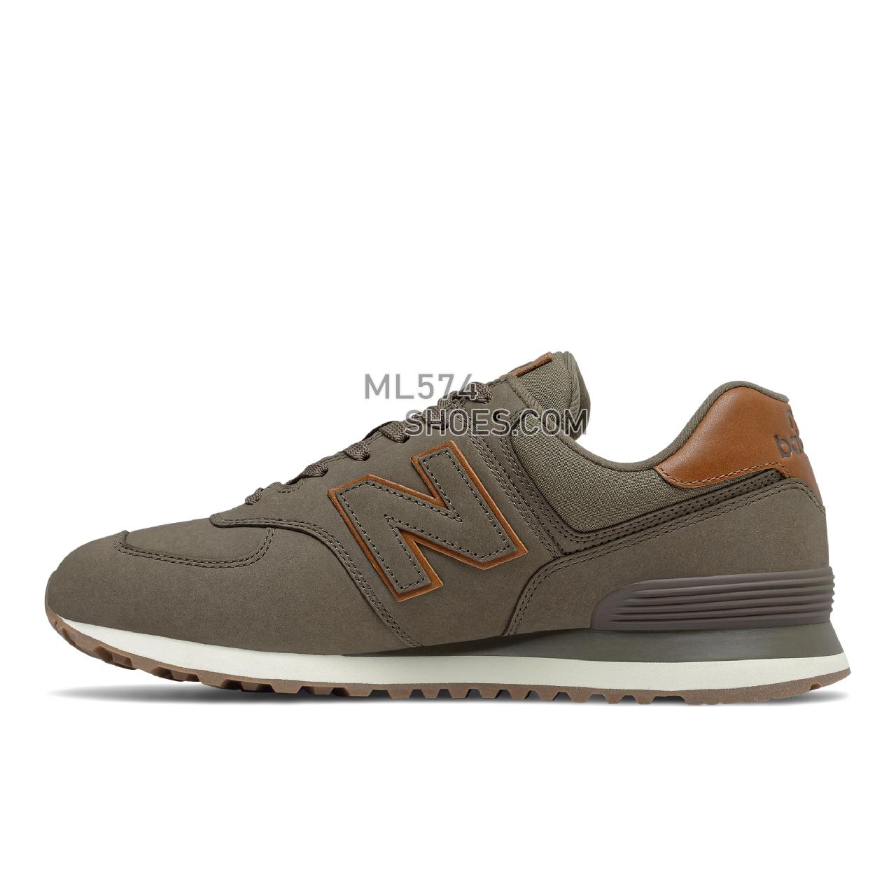 New Balance 574v2 - Men's Classic Sneakers - Wren with Tan and Sea Salt - ML574NW2