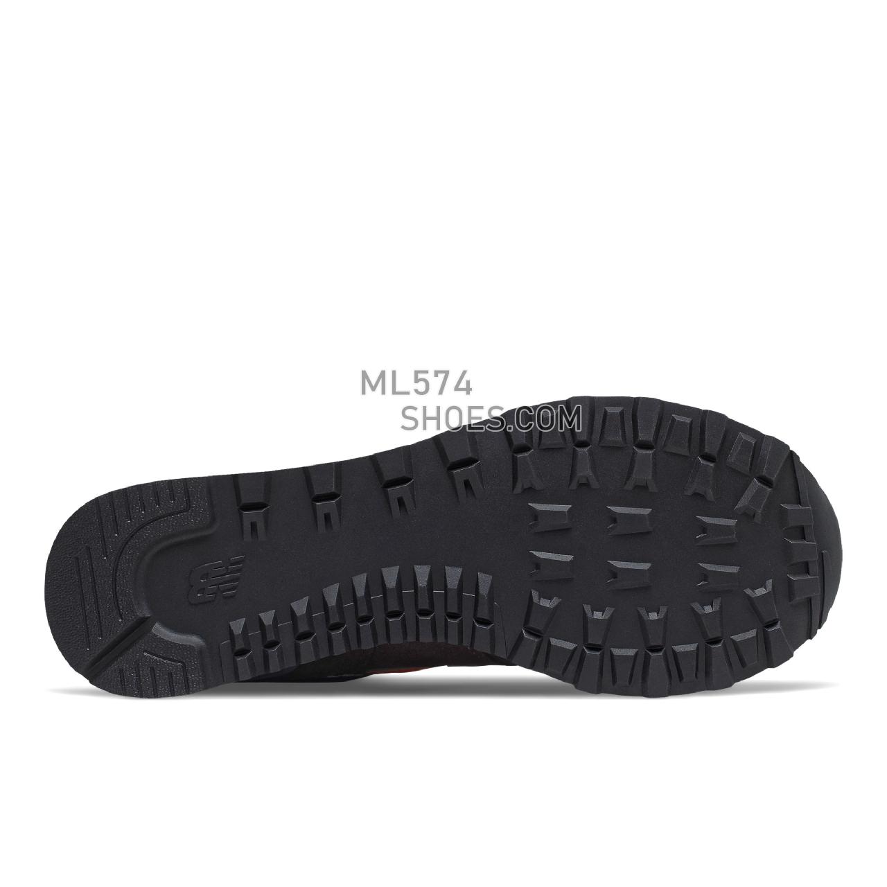 New Balance 574v2 - Men's Classic Sneakers - Black Coffee with Dynomite - ML574HU2