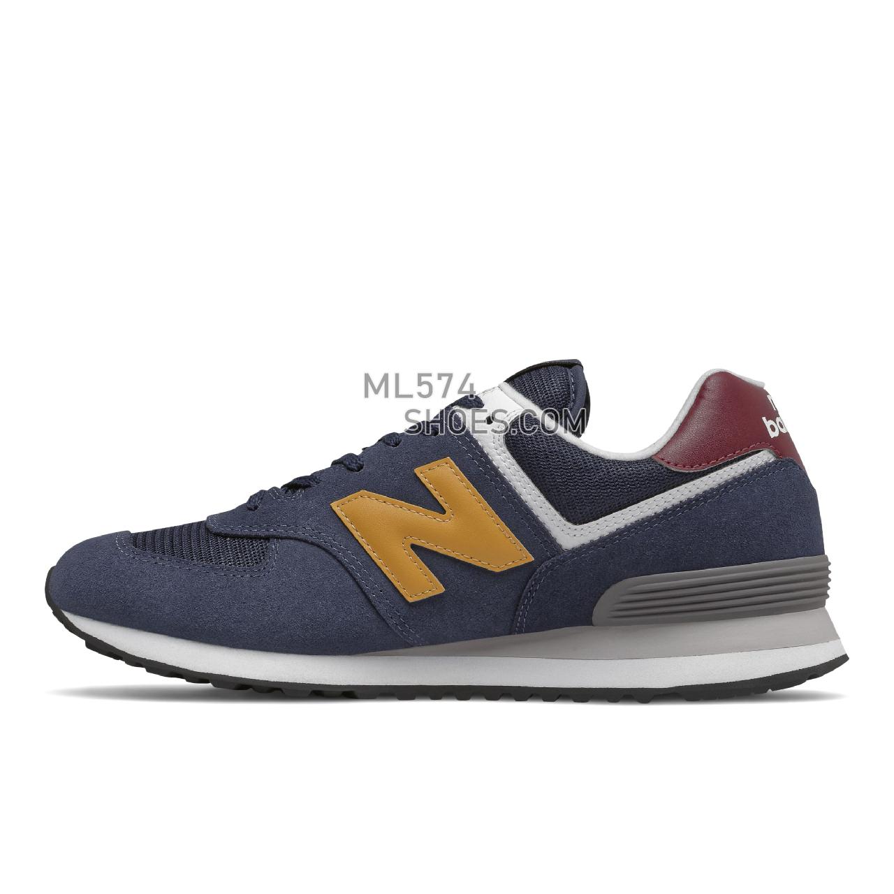 New Balance 574v2 - Men's Classic Sneakers - Natural Indigo with Aspen - ML574HW2