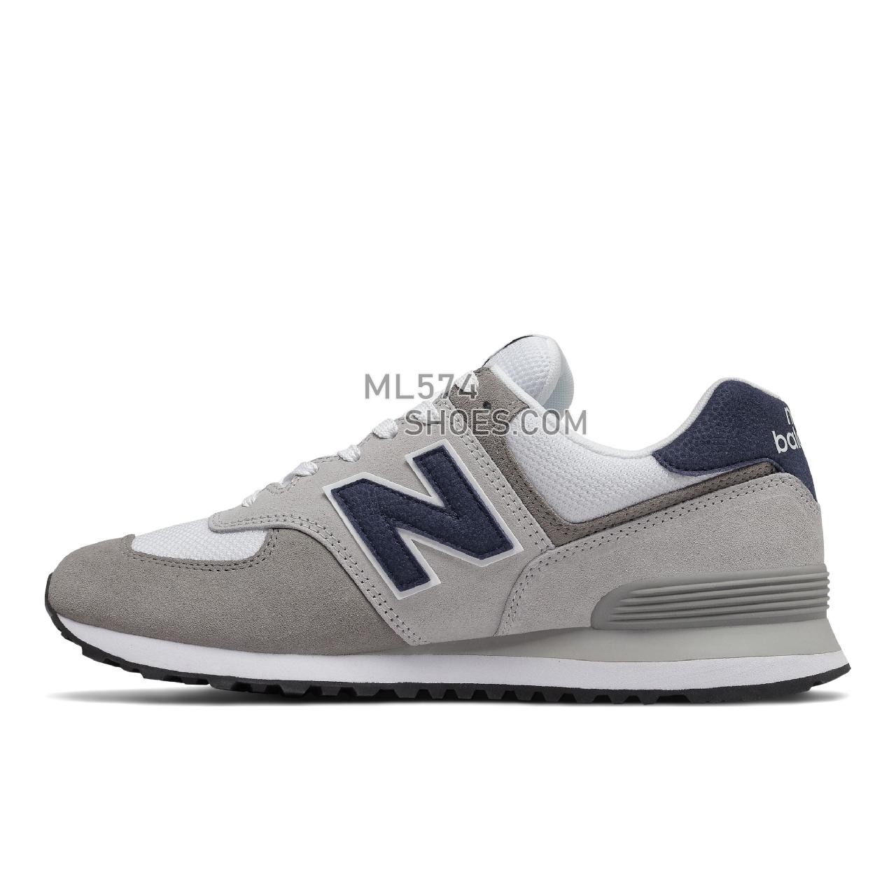New Balance 574v2 - Men's Classic Sneakers - Rain Cloud with White - ML574EAG