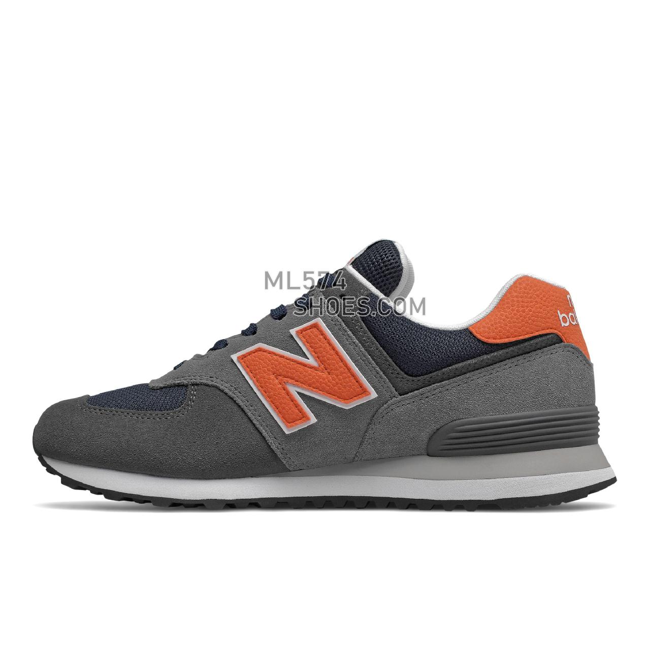 New Balance 574v2 - Men's Classic Sneakers - Rain Cloud with Natural Indigo - ML574EAF