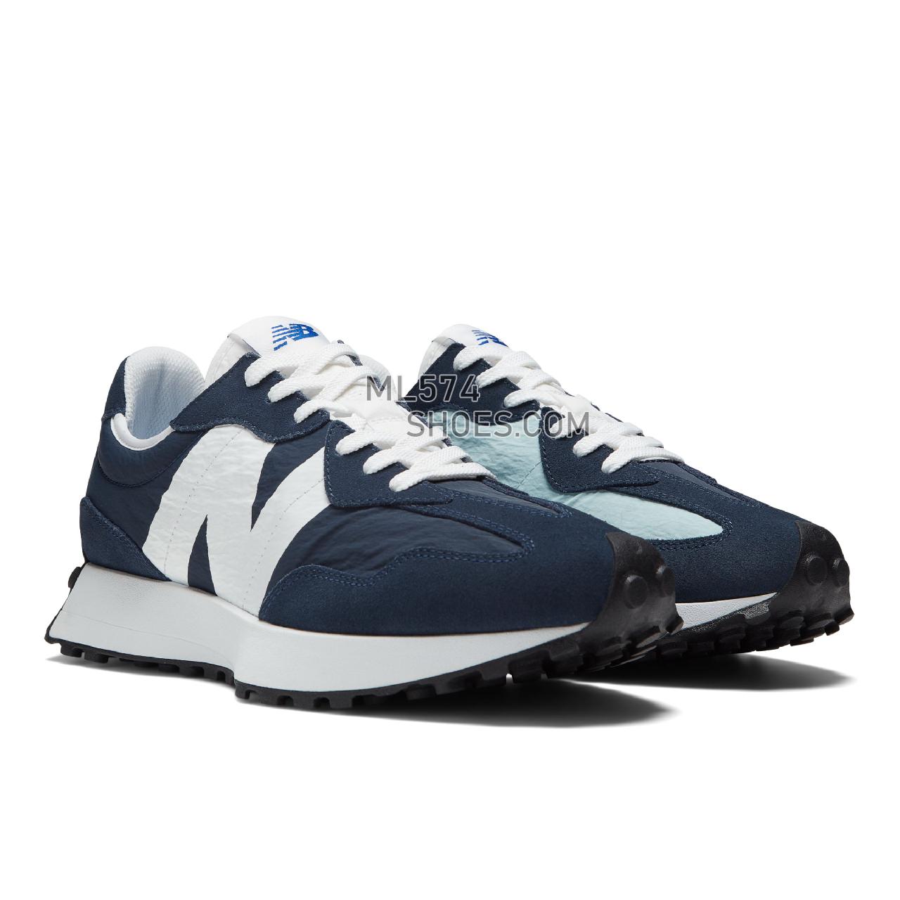New Balance 327 - Men's Classic Sneakers - Natural Indigo with Morning Fog - MS327LJ1