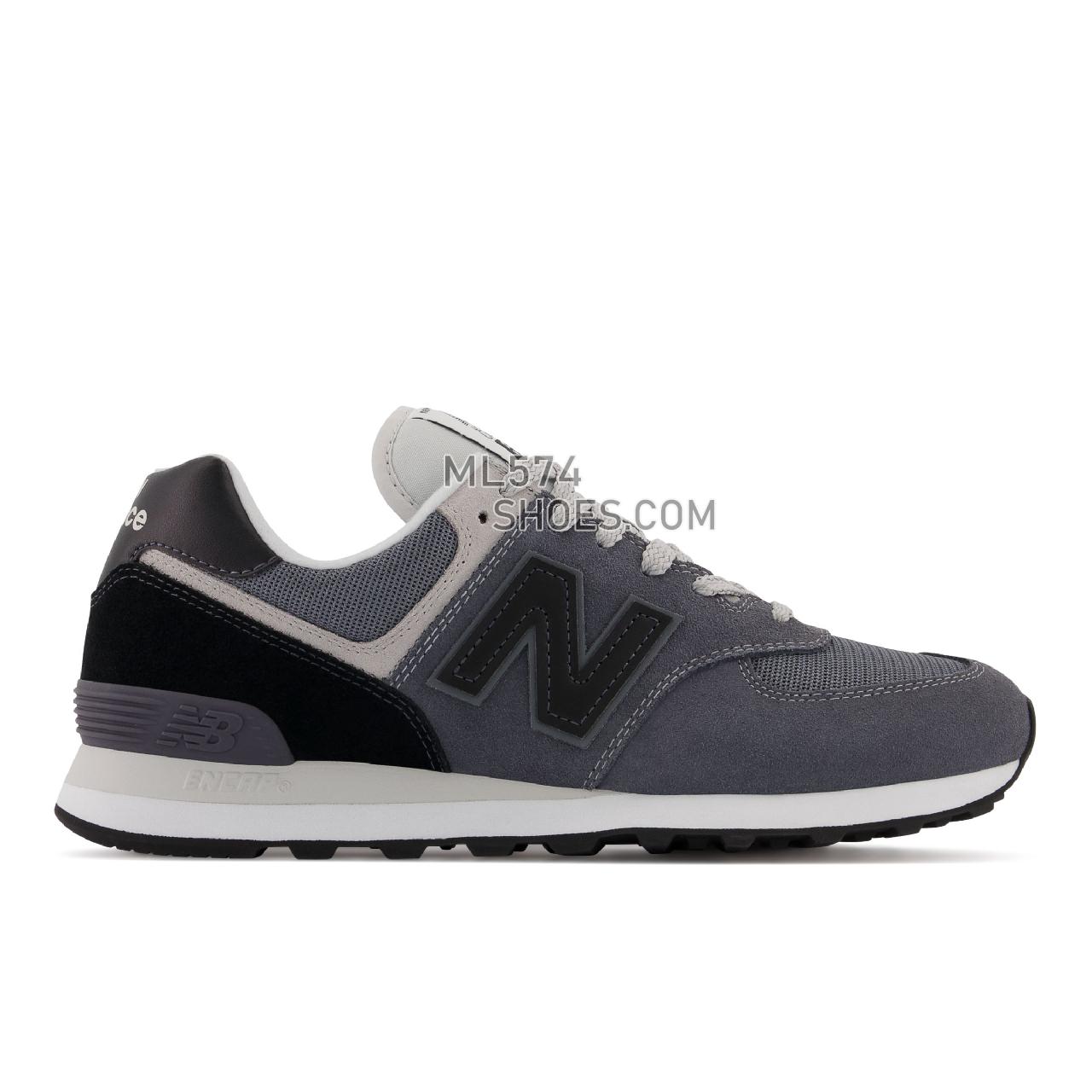 New Balance 574v2 - Unisex Men's Women's Classic Sneakers - Grey with Black - ML574OS2