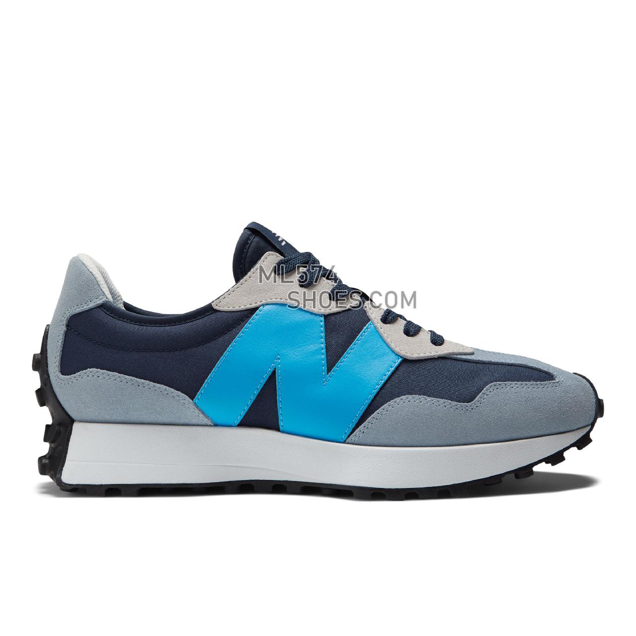 New Balance 327 - Men's Classic Sneakers - Natural Indigo with Vibrant Sky - MS327BF