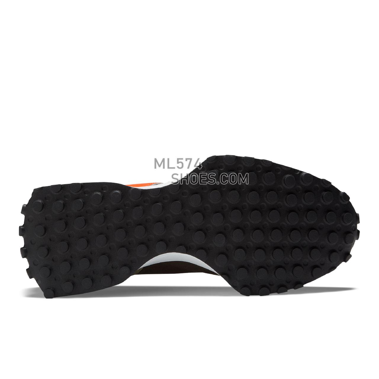 New Balance 327 - Men's Classic Sneakers - True Camo with Vibrant Orange - MS327BE