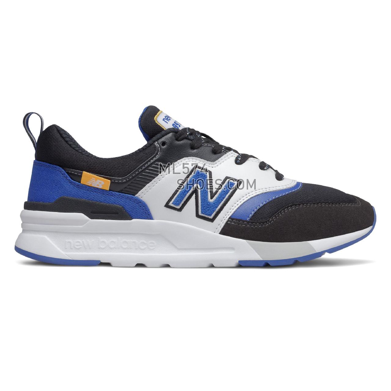 New Balance 997H - Men's Sport Style Sneakers - Black with Team Royal - CM997HEV