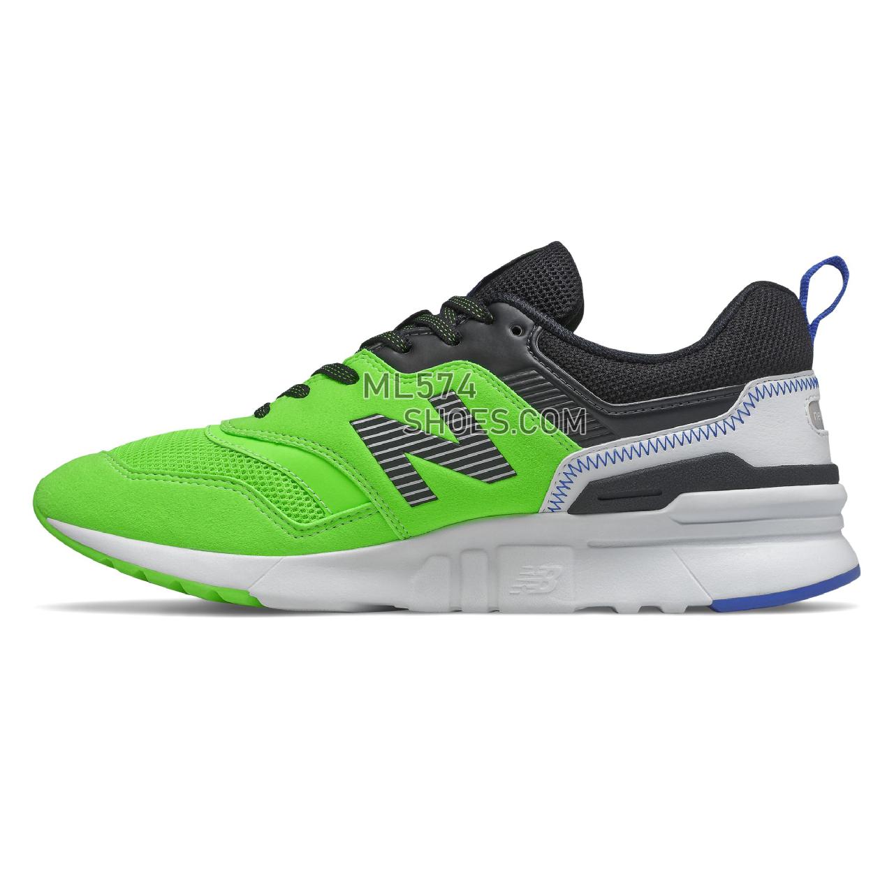 New Balance 997H - Men's Sport Style Sneakers - Energy Lime with Cobalt - CM997HFR