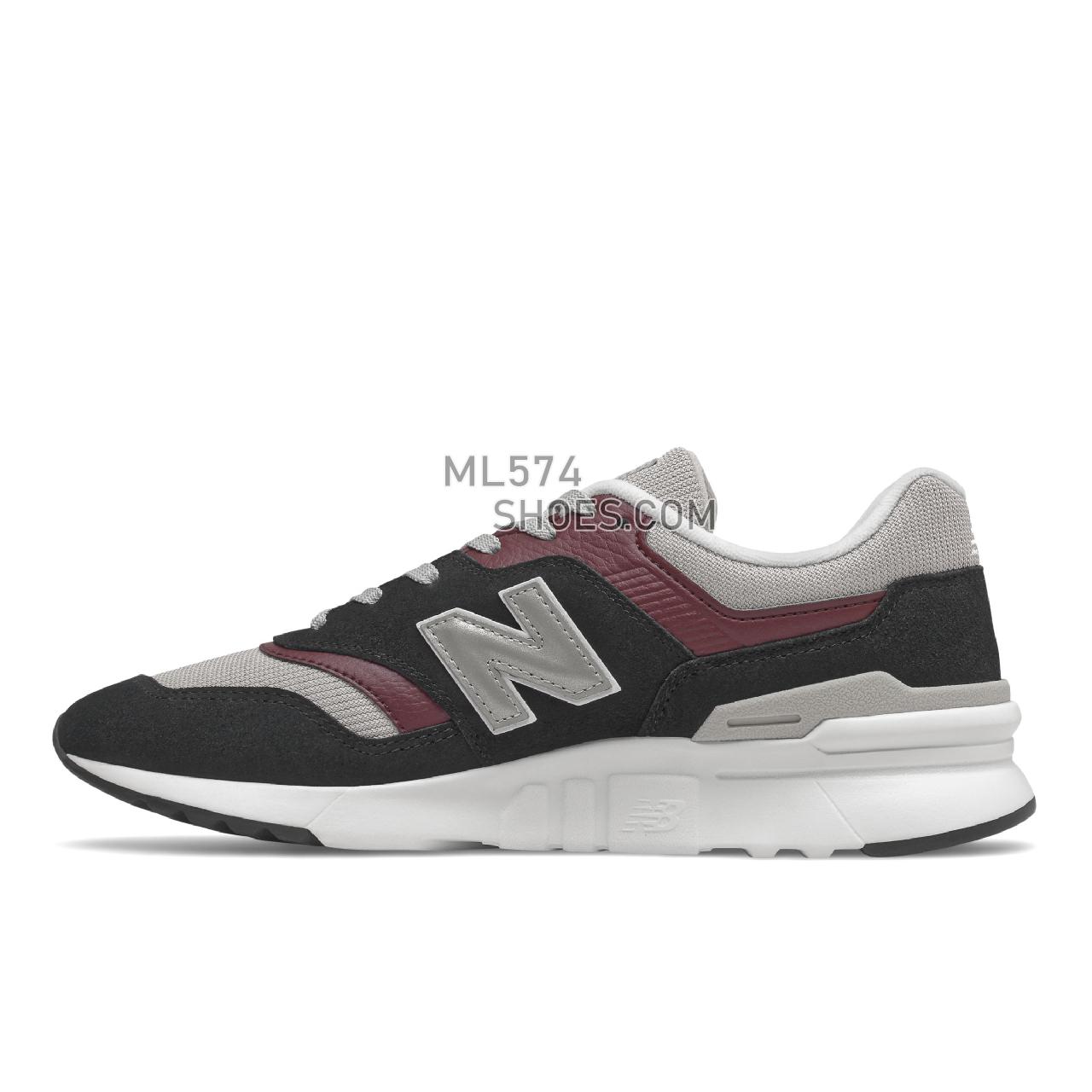 New Balance 997H - Men's Sport Style Sneakers - Black with White - CM997HTC