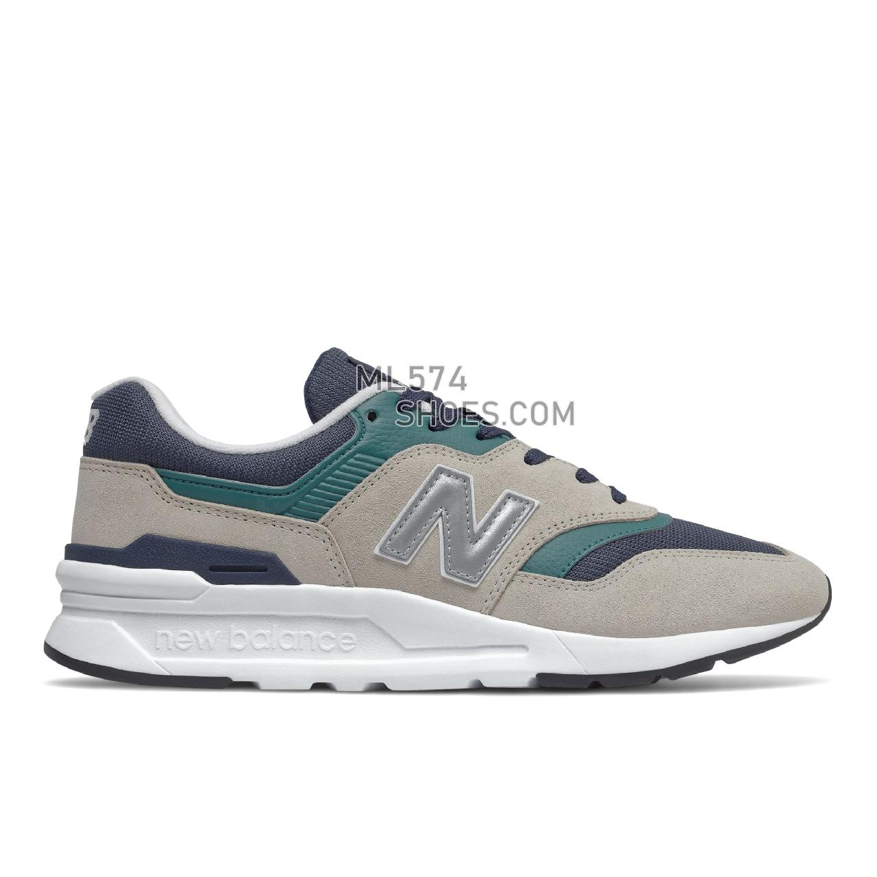 New Balance 997H - Men's Sport Style Sneakers - Timberwolf with White - CM997HTB