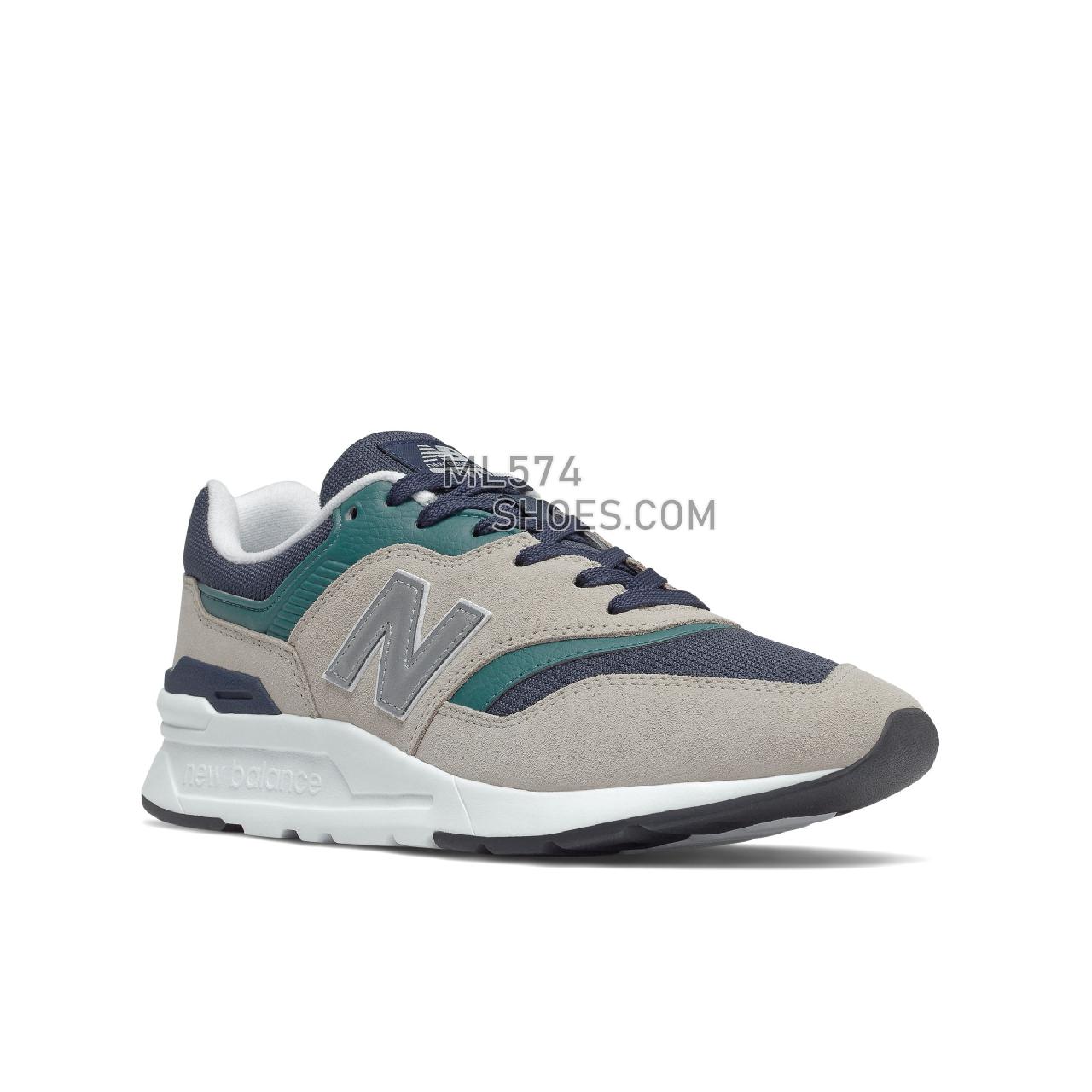 New Balance 997H - Men's Sport Style Sneakers - Timberwolf with White - CM997HTB