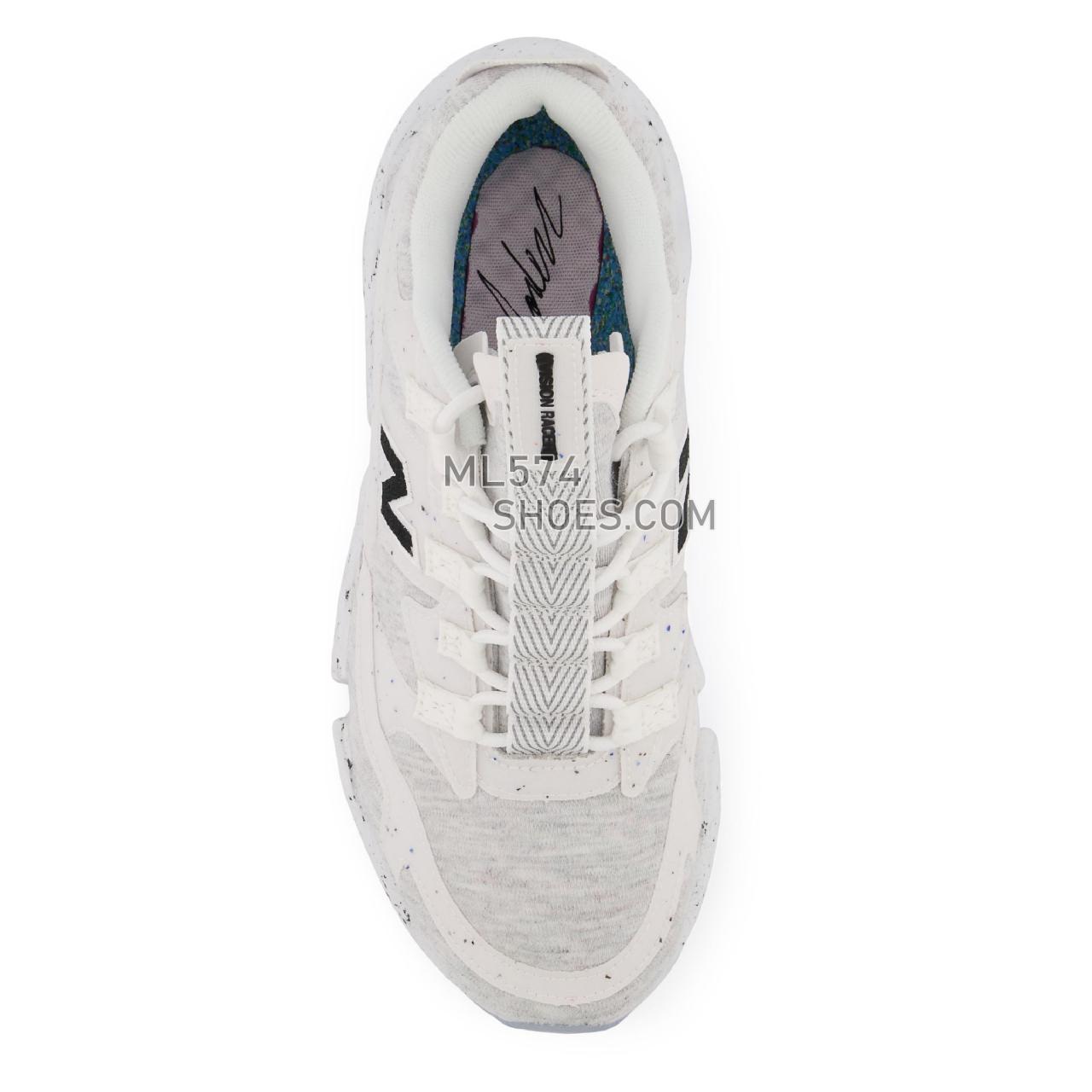 New Balance Vision Racer ReWorked - Unisex Men's Women's Sport Style Sneakers - Nb White with Peony and Black - MSVRCRGA