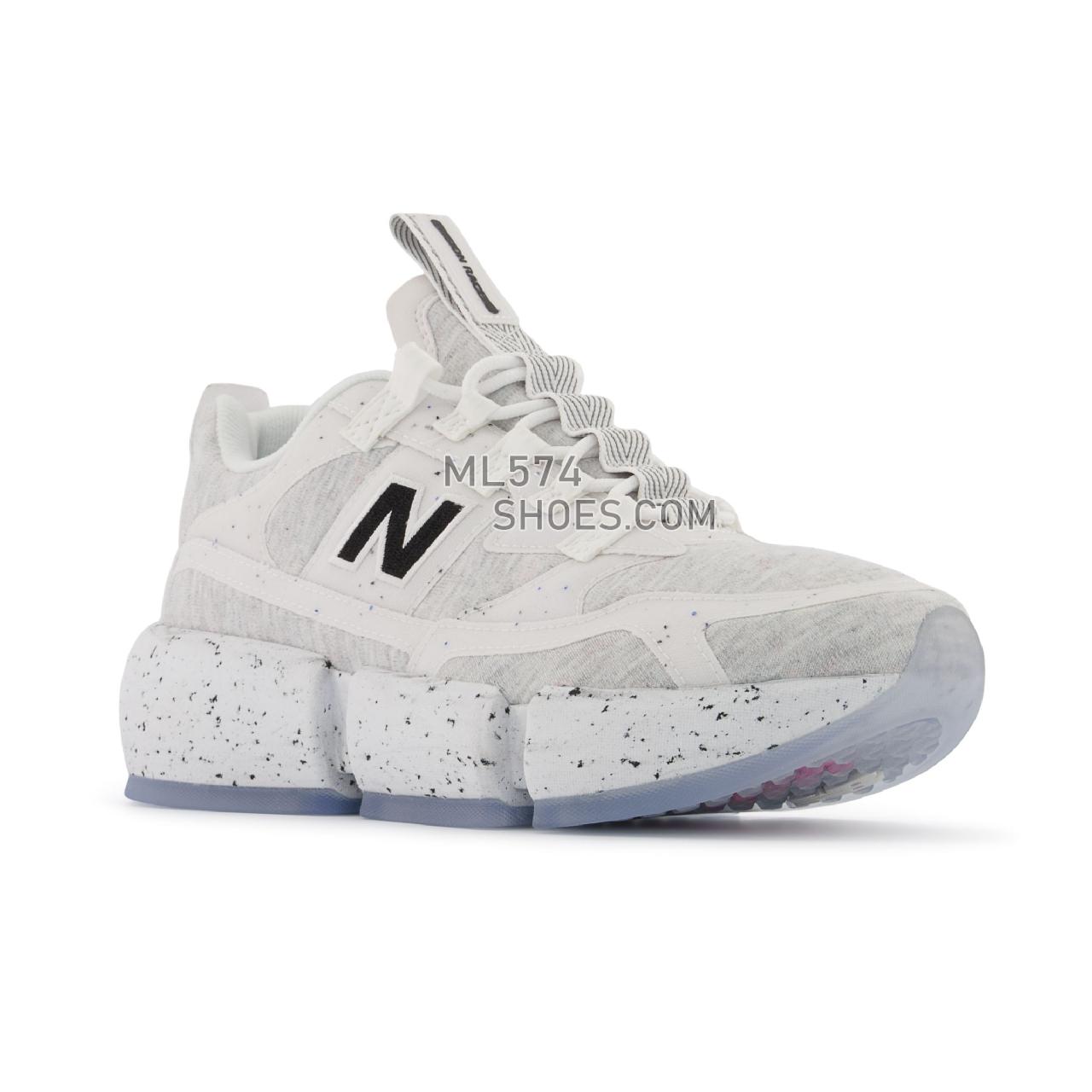 New Balance Vision Racer ReWorked - Unisex Men's Women's Sport Style Sneakers - Nb White with Peony and Black - MSVRCRGA