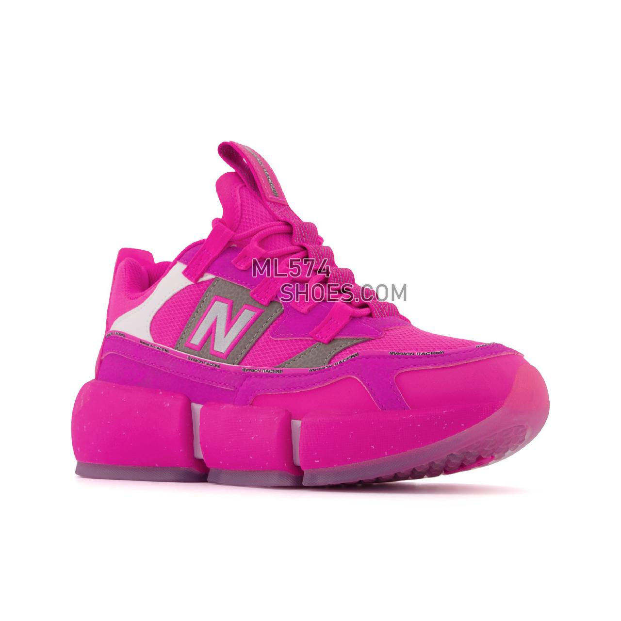 New Balance Vision Racer - Unisex Men's Women's Sport Style Sneakers - Peony with Black - MSVRCJSC