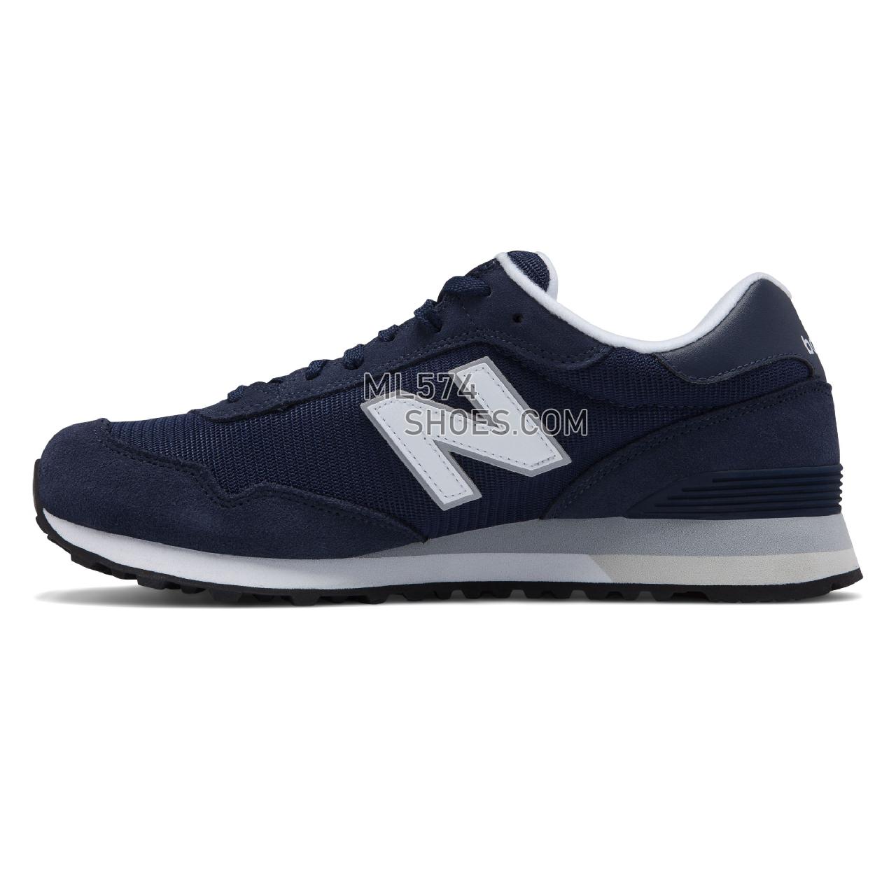 New Balance 515 Classic - Men's Sport Style Sneakers - Navy with White - ML515RSB