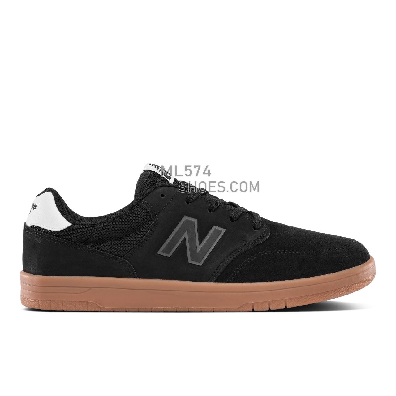 New Balance NB NUMERIC 425 - Men's Court Classics - Black with White - NM425BLG