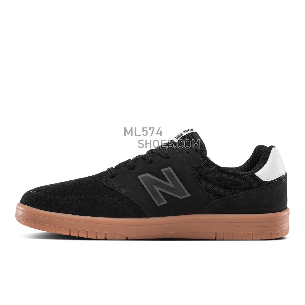 New Balance NB NUMERIC 425 - Men's Court Classics - Black with White - NM425BLG